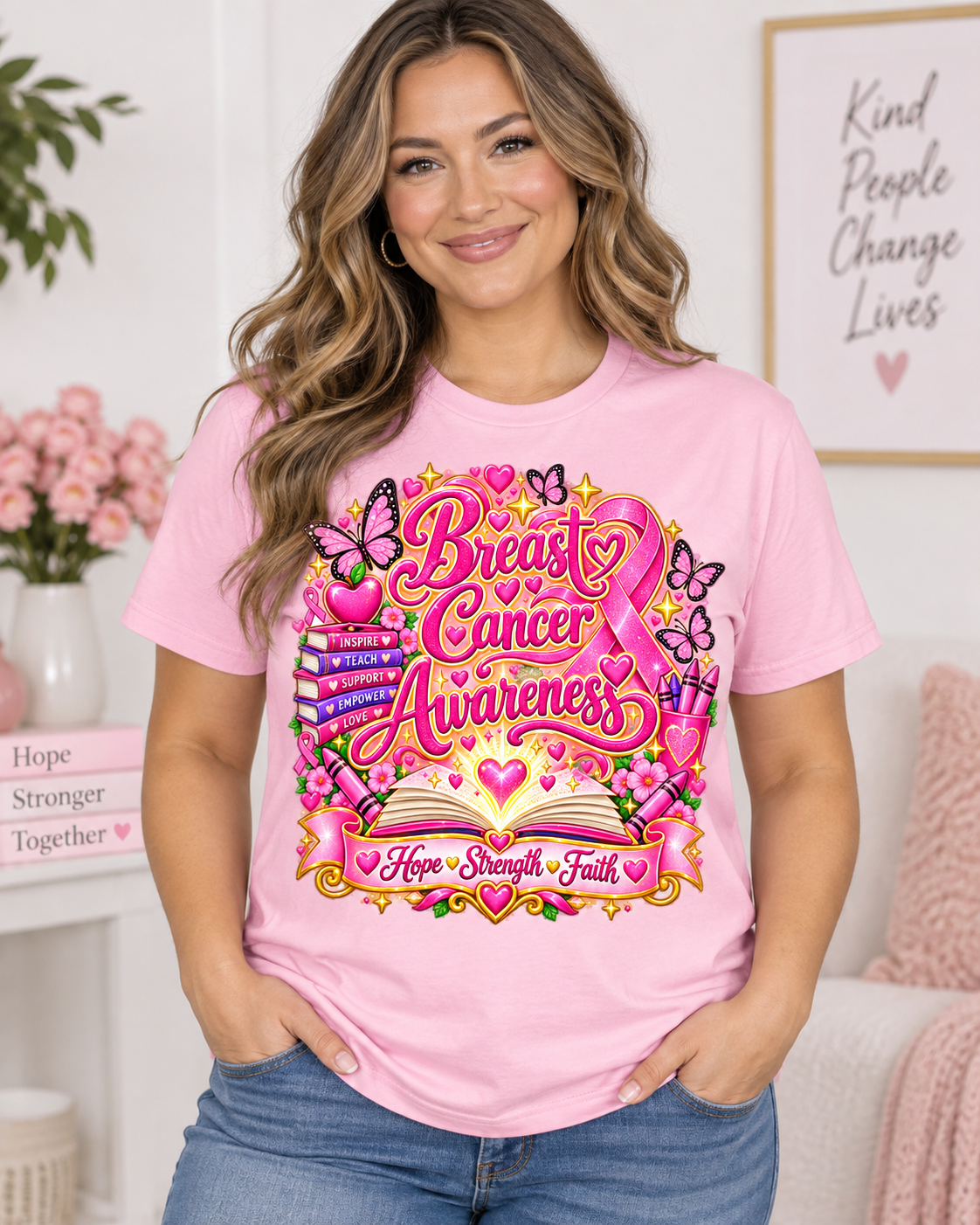 Breast Cancer Awareness T-Shirt only