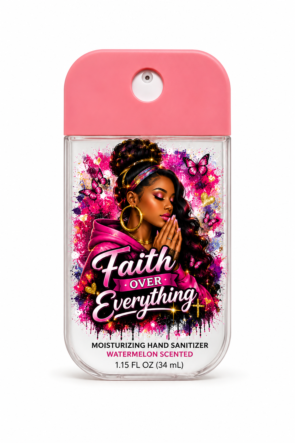 Faith Over Everything 2.1 x 1.85 (UV DTF ONLY)