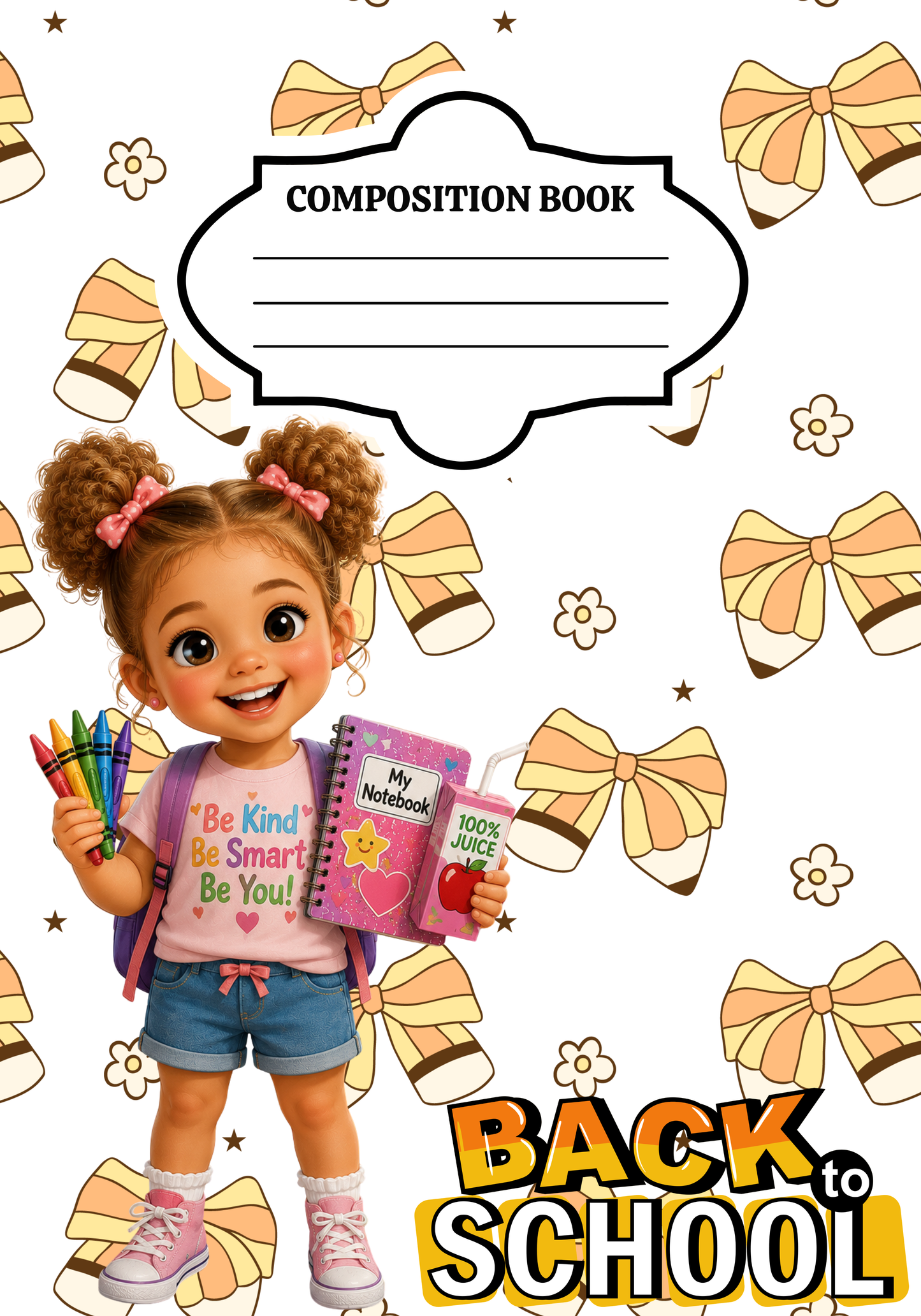 Kids picture composition Notebooks 15 Editable (Template Only)
