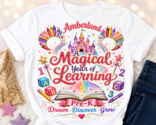 A Magical Year of Learning (Amberland) T-shirt Only