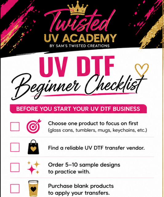 UV DTF Guide ( digital file only)