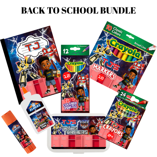T.J Back to School Bundle (11 piece) Template Only
