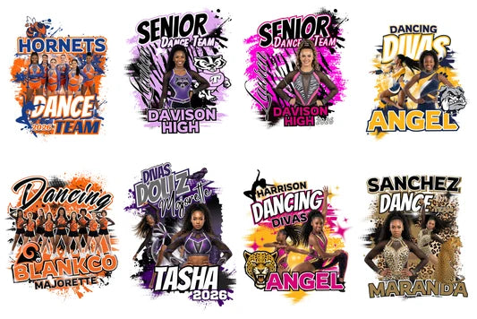 15 piece dance editable design (Digital product only)