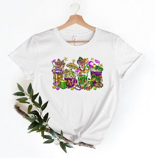 Mardi Gras cups for shirt