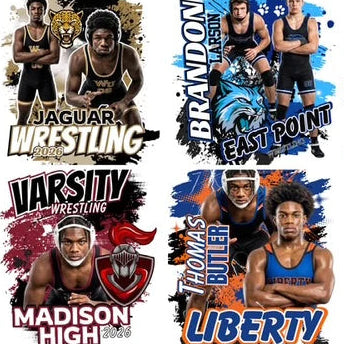 15 piece wrestling editable design ( Digital product only)